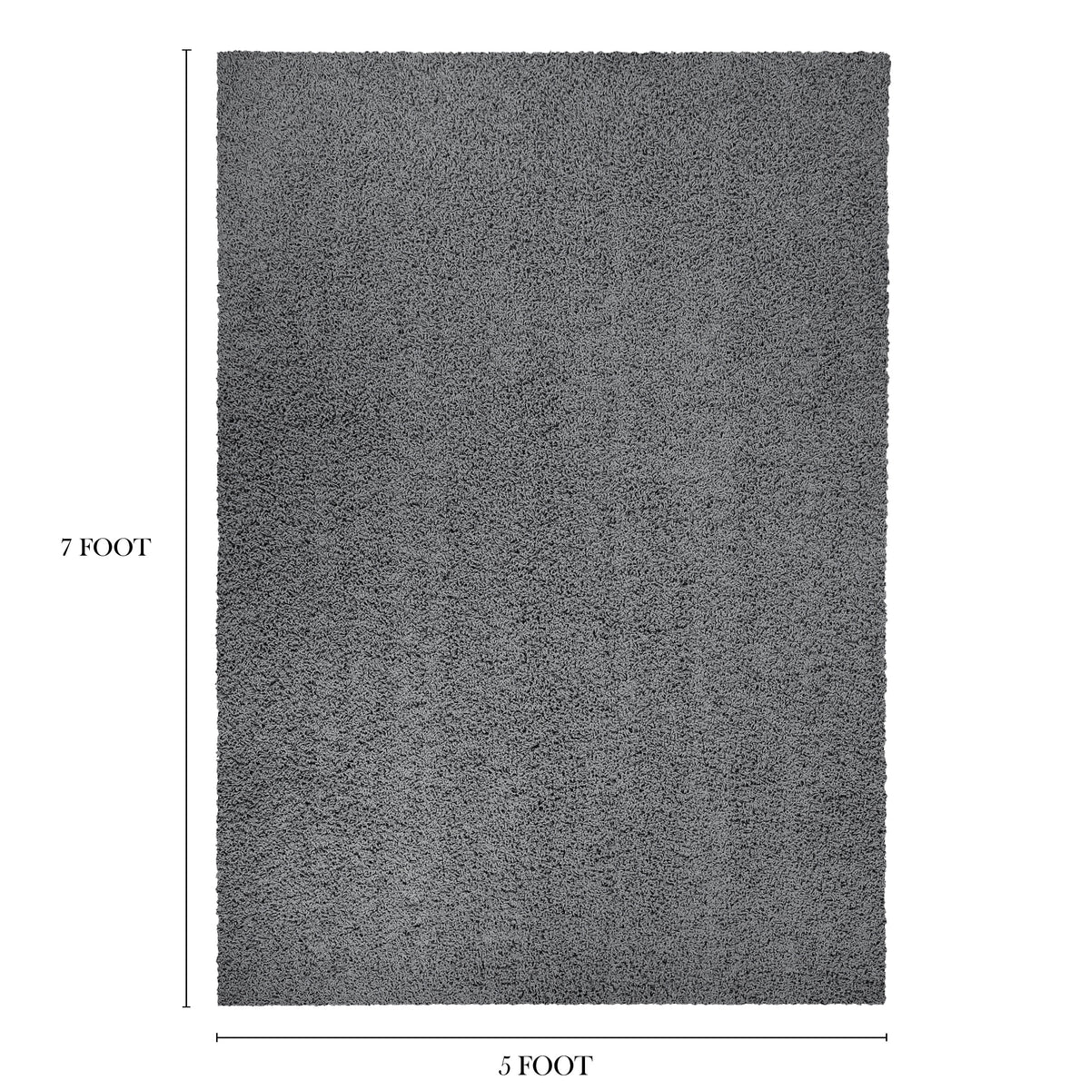 AVERO™ (3 pack) Traditional Gray Shag Indoor Area Rug, 5 ft x 7 ft - AVERO™