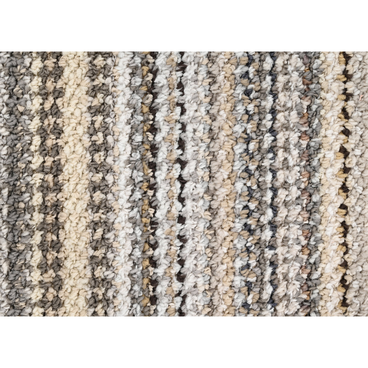 AVERO™ 4 Pack Carnival Stripe Polypropylene Indoor Area Rug Assorted Earth Tones 3 ft x 5 ft - AVERO™
