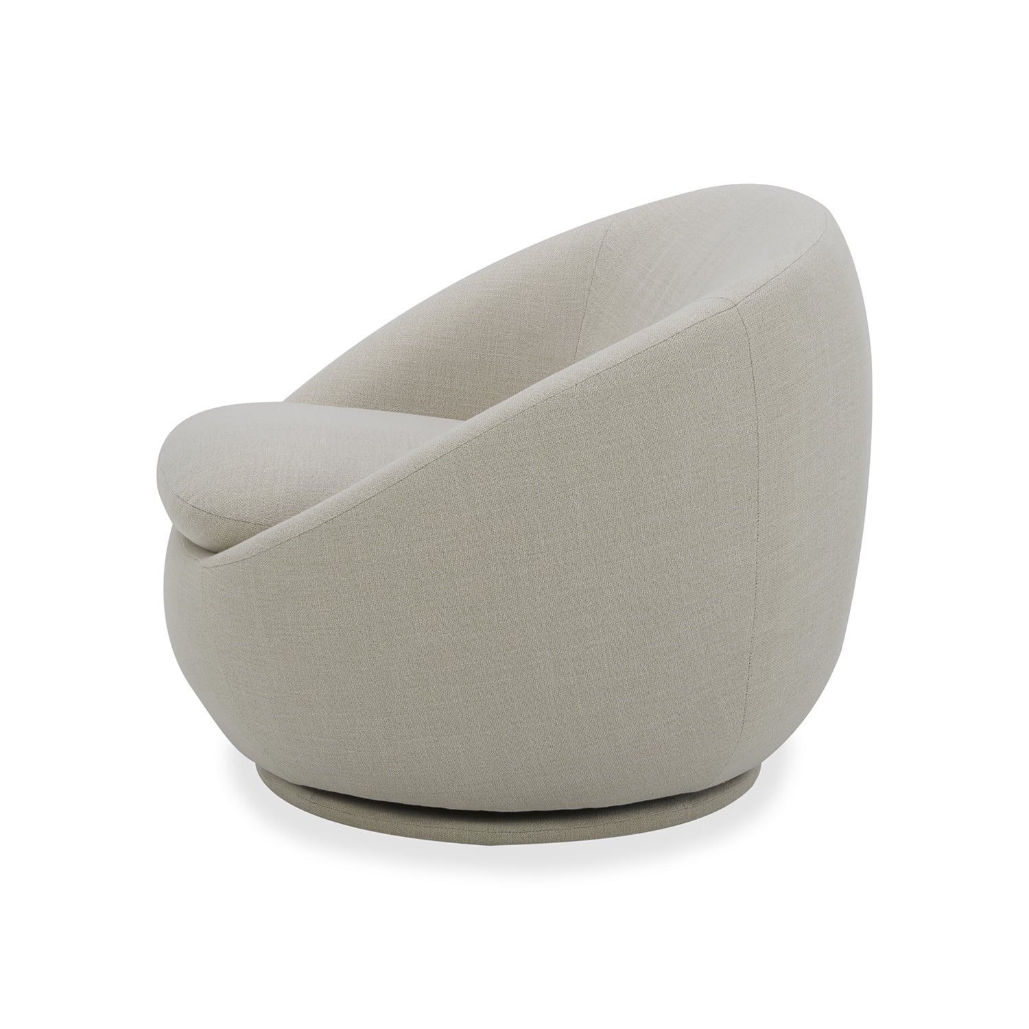 AVERO™ Mira Swivel Accent Chair, Cream - AVERO™