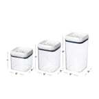 AVERO™ Flip-Tite Square Food Storage Container Set, Pack of 3 - AVERO™