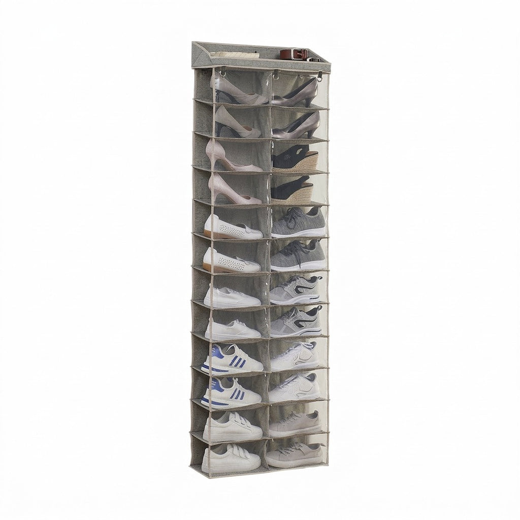 AVERO™ 24-Tier Over The Door Shoe Organizer Shelf - AVERO™