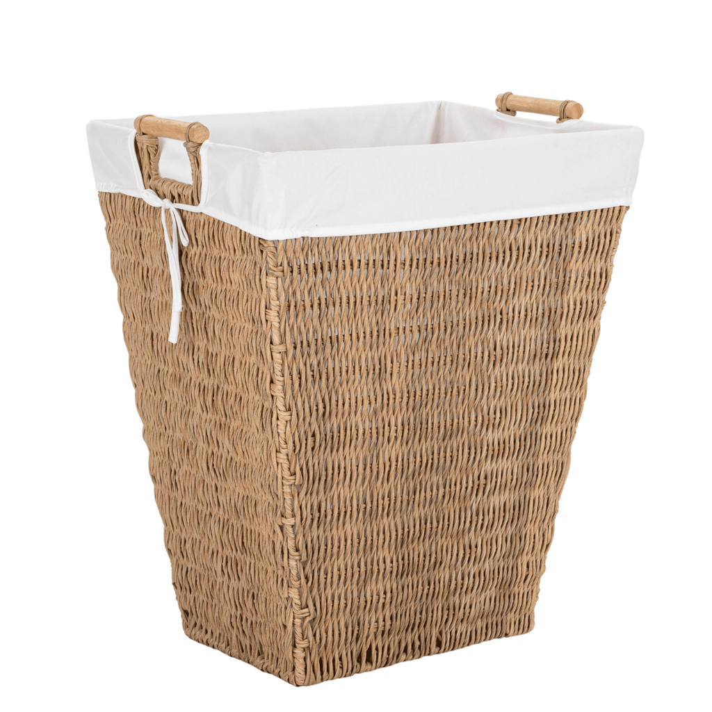 AVERO™ Resin Poly Rattan Laundry Hamper with Fabric Liner, Adult - AVERO™