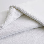 AVERO™ 3-Piece White Paisley Matelasse Comforter Set, Full/Queen - All-Season Bedding - AVERO™