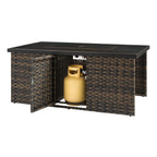 AVERO™ Rockport 4-Piece Outdoor Conversation Set with Firepit Table - AVERO™