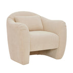 AVERO™ Beautiful Barrymore Accent Chair , Cream Shearling - AVERO™