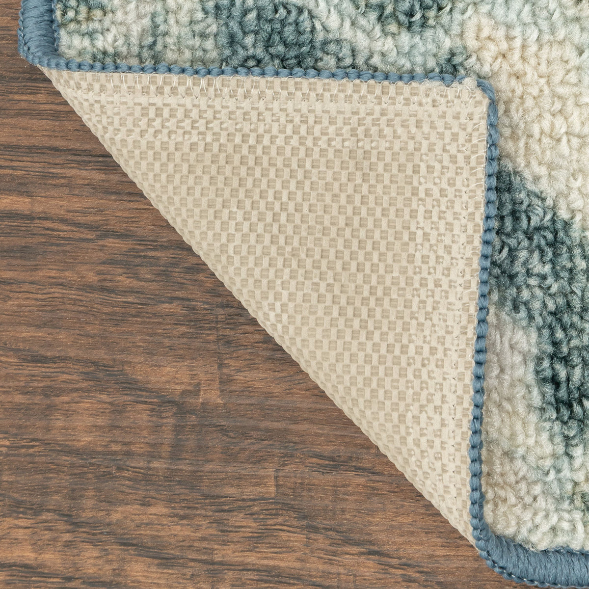 AVERO™ Patchwork Loop Print Blue Green Indoor Area Rug, 5' x 7' - AVERO™