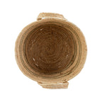 AVERO™ Natural Maize Colored Stripe Basket, Green, Large - AVERO™