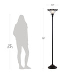 AVERO™ Traditional Bronze Victorian Floor Lamp 70" - AVERO™