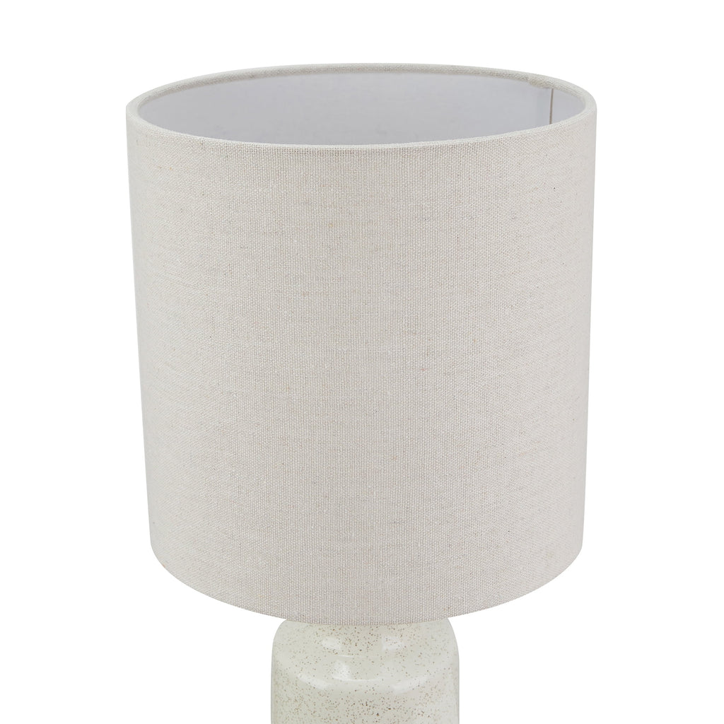 AVERO™ 17 in Reactive Glaze Ceramic Table Lamp with Off-White Shade - AVERO™