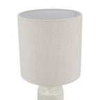 AVERO™ 17 in Reactive Glaze Ceramic Table Lamp with Off-White Shade - AVERO™