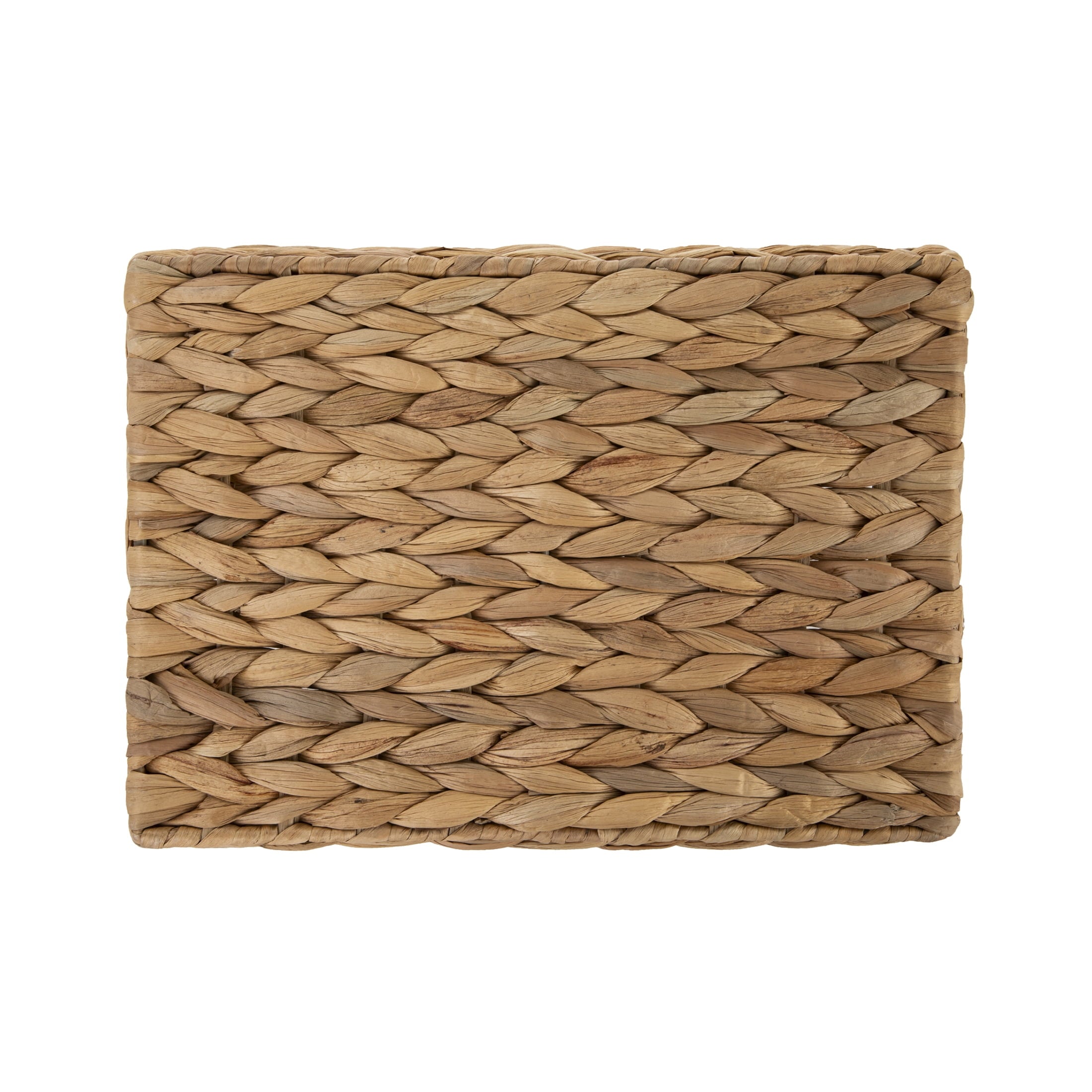 AVERO™ (2 pack) Large Water Hyacinth Decorative Storage Basket with Handles, 14 in x 11 in x 8.5 in - AVERO™
