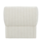 AVERO™ Beautiful Small Space Accent Chair , Beige and White Linen - AVERO™
