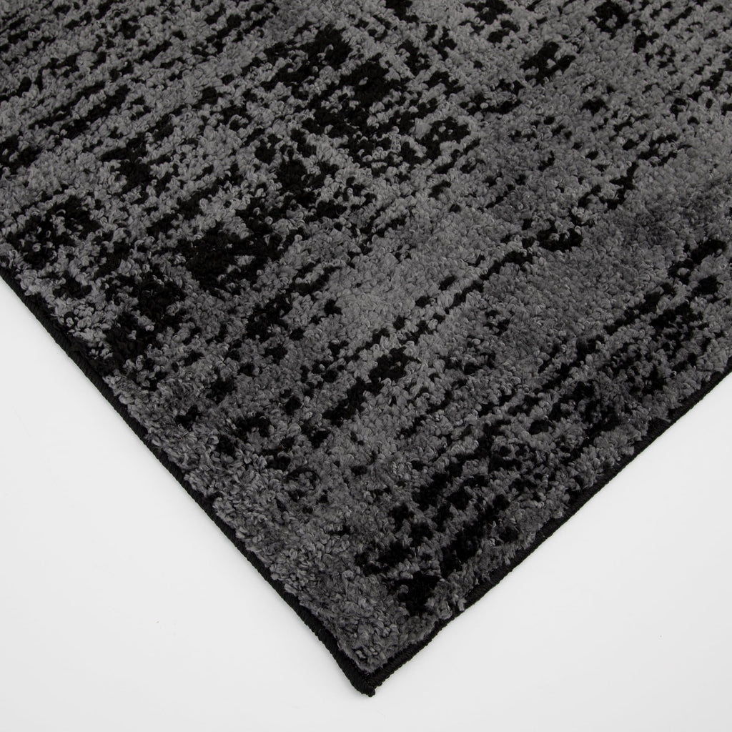AVERO™ 60"x79" Black and Gray Abstract Indoor Area Rug - AVERO™