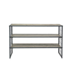 AVERO™ Farmhouse 3 Tier Shoe Rack, Gray, 30" W x 12" D x 18" H - AVERO™