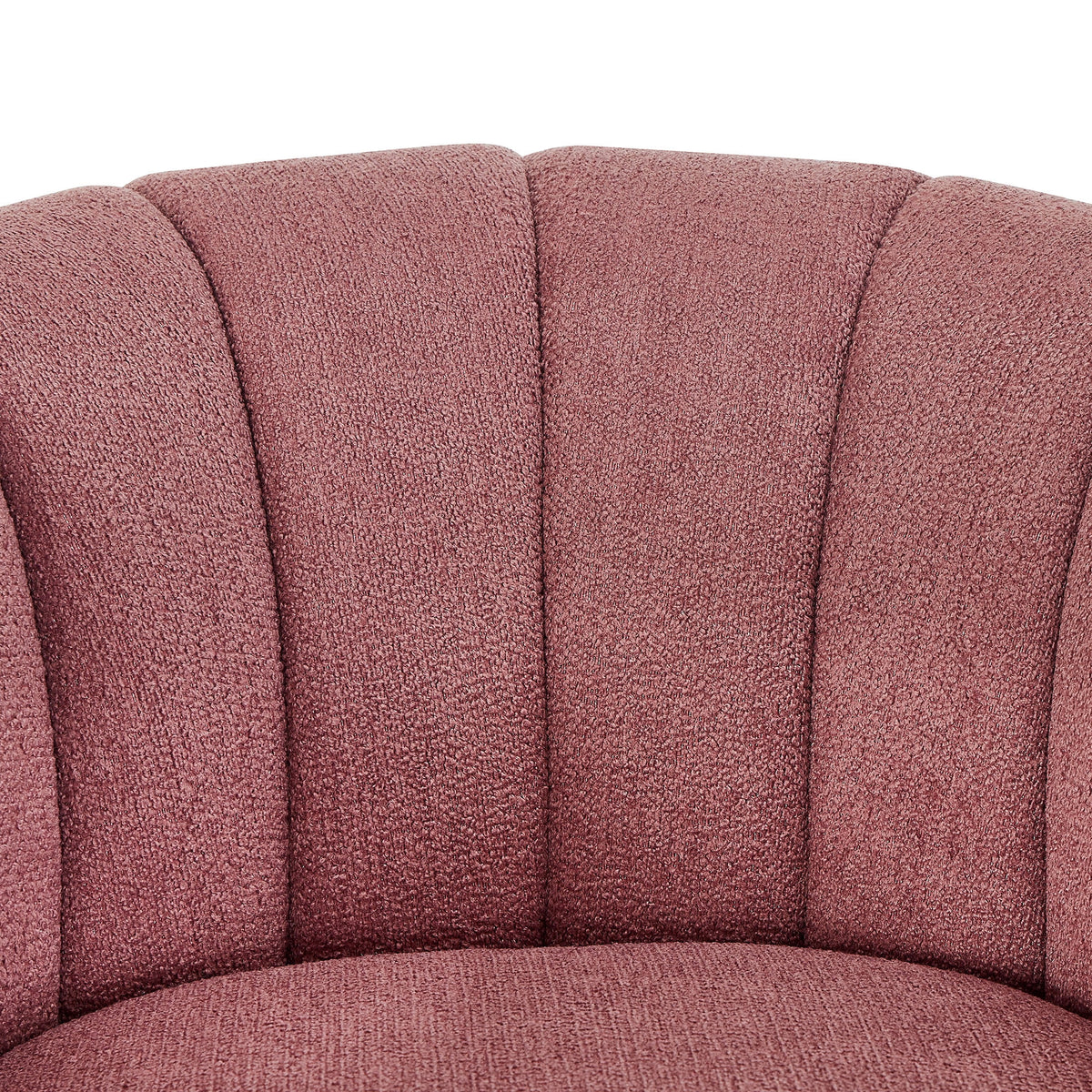 AVERO™ Lillian Accent Swivel Chair, Rose Boucle - AVERO™