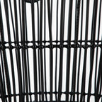 AVERO™ Large Black Poly Rattan Storage Baskets with Handles, Set of 2 - AVERO™