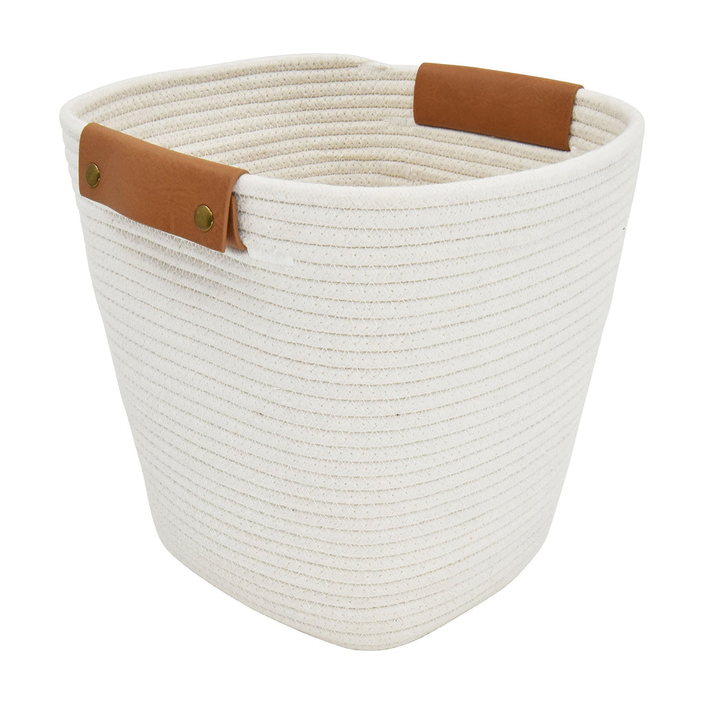 AVERO™ Large Cotton Rope Basket, White, 2 Pieces - AVERO™