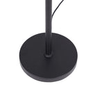 AVERO™ 60 in Boho Black Angled Floor Lamp with Rattan Shade - AVERO™