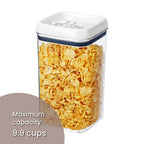 AVERO™ 4 Pack Better Homes Gardens 9.9 Cup Flip Tite Square Food Storage Container Ideal for Pantry Organization - AVERO™