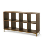 AVERO™ 8-Cube Organizer with Metal Base, Vintage Walnut - AVERO™