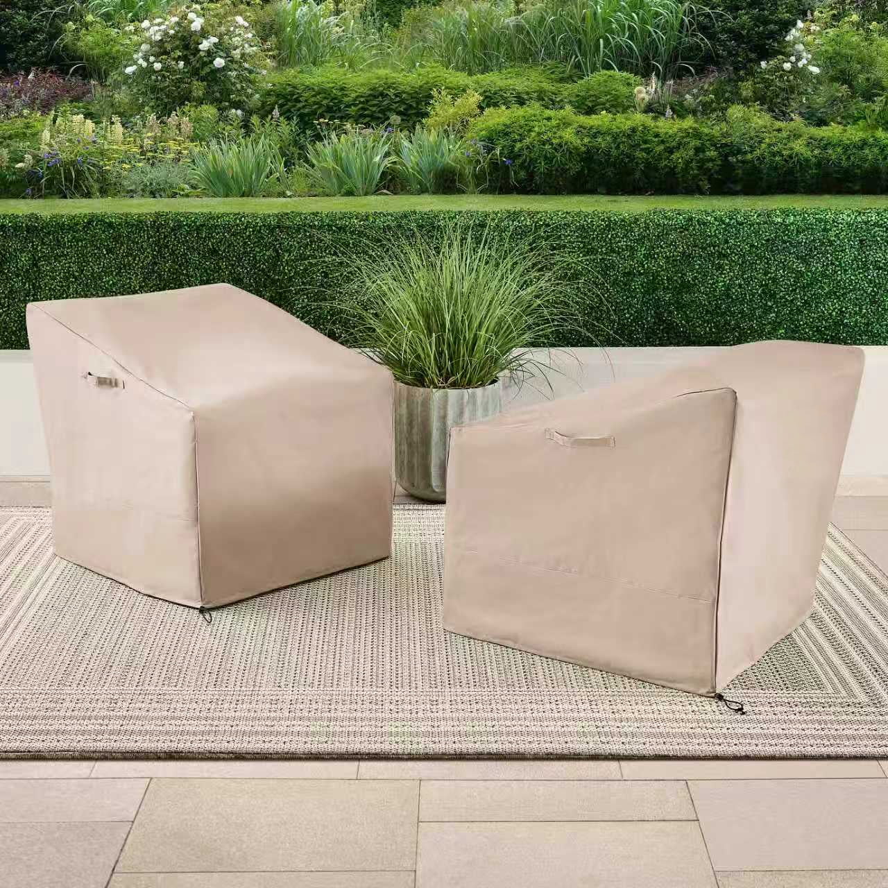AVERO™ Bellamy Outdoor 2-Pack Lounge Chairs, Dark Brown - AVERO™