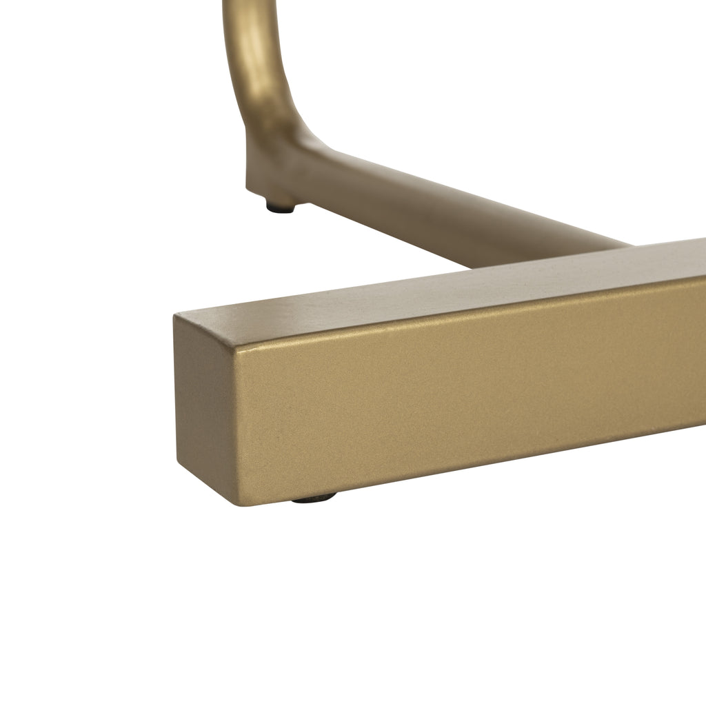 AVERO™ Kaiya Contemporary Glam C-Table, Black/Gold, Black/Gold - AVERO™