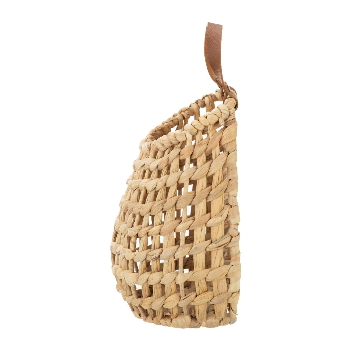 AVERO™ (2 Pack) Better Homes Gardens Water Hyacinth Hanging Basket with Faux Leather Strap - AVERO™