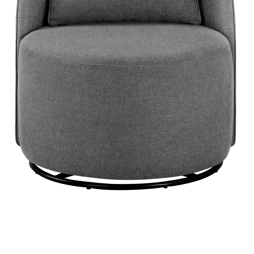 AVERO™ Juliet Modern Arch Swivel Accent Chair, Gray - AVERO™