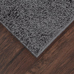AVERO™ (2 pack) Solid Gray Shag Indoor Runner Rug, 1 ft 9 in x 5 ft - AVERO™