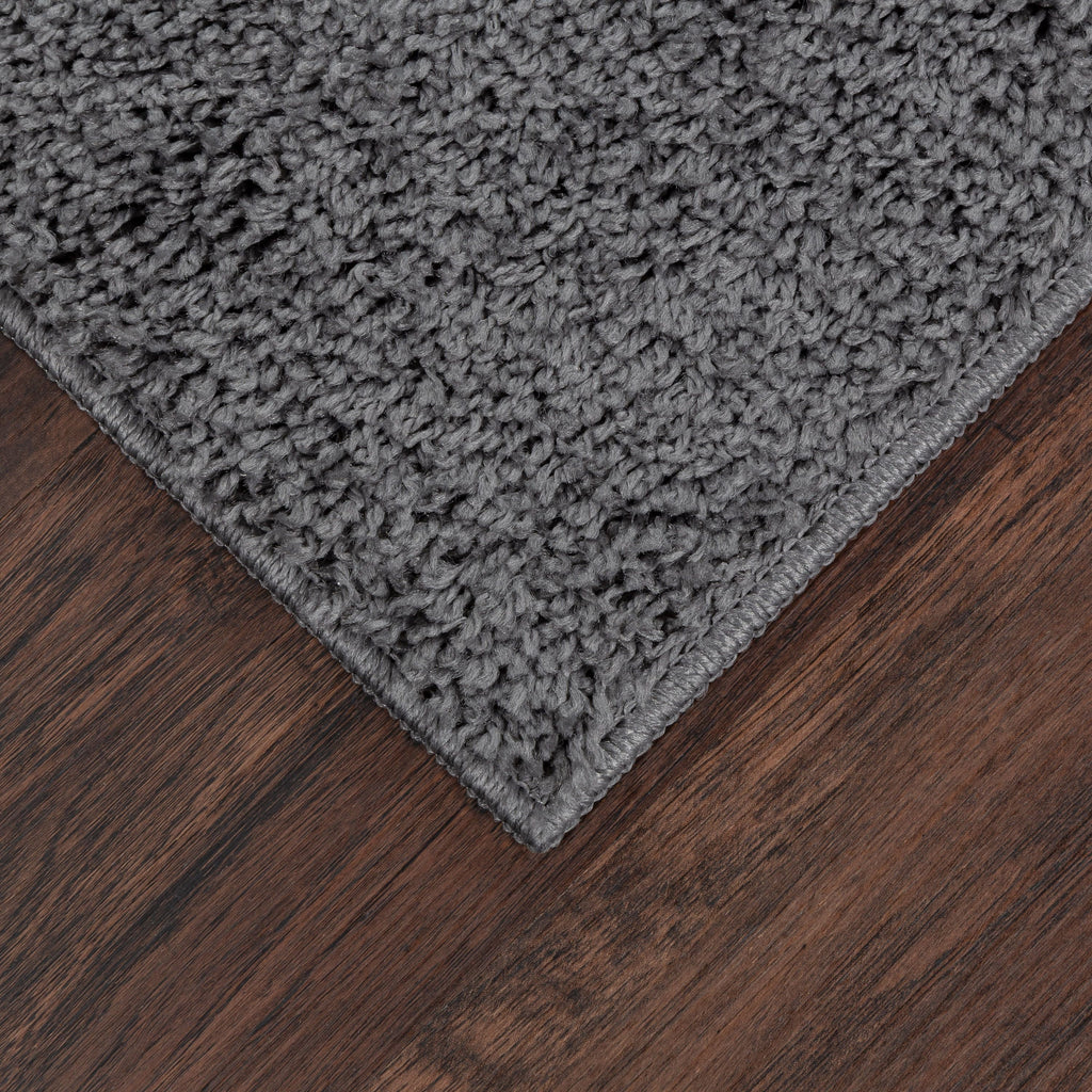 AVERO™ (2 pack) Solid Shag Indoor Area Rug, Gray, 3 ft x 4 ft 8 in - AVERO™