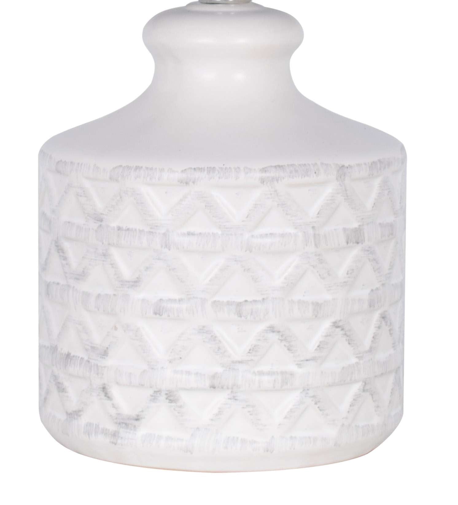 AVERO™ White Ceramic Table Lamp, 15" - AVERO™