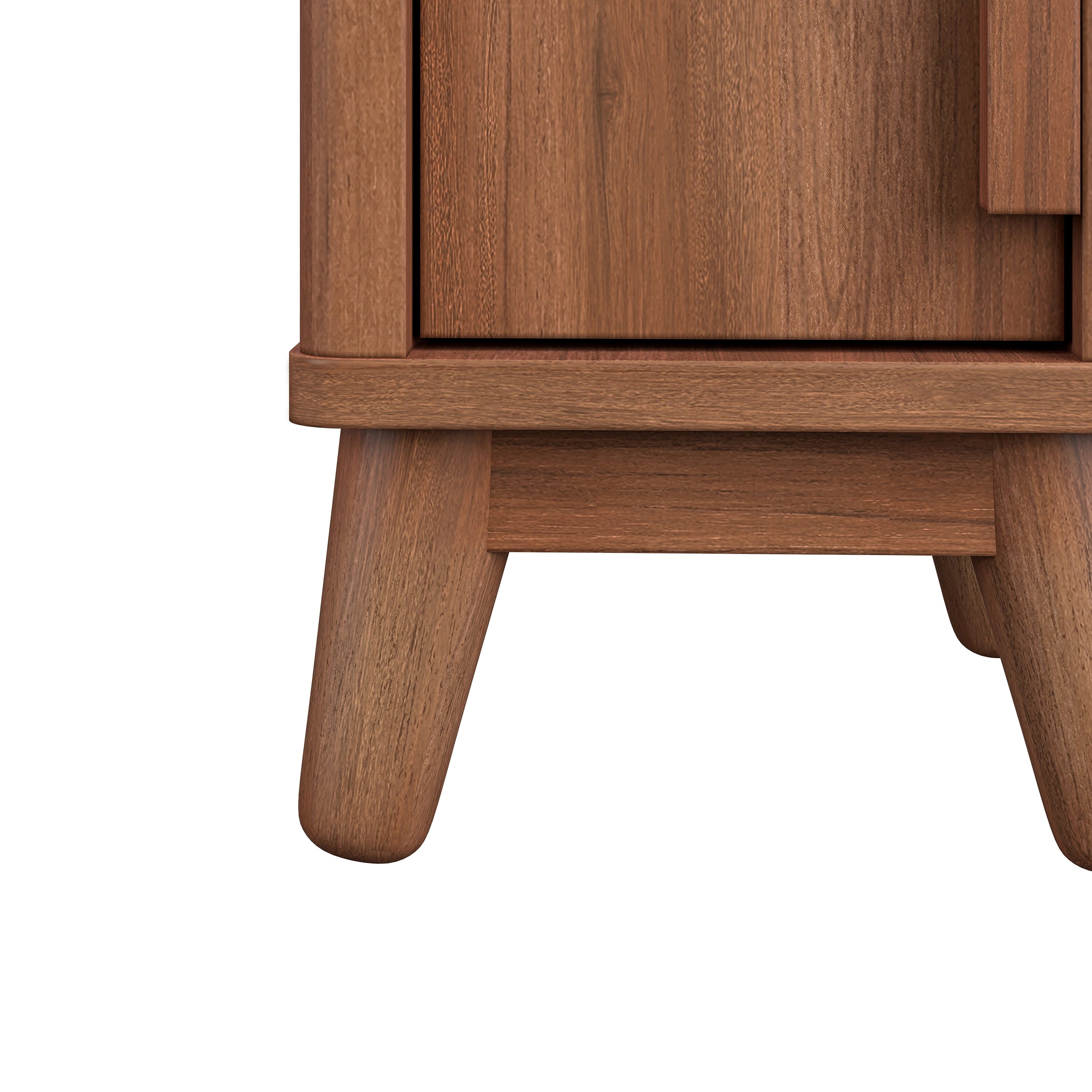 AVERO™ Greyson Slim Bathroom Storage Cabinet with Toilet Paper Holder, Walnut Finish - AVERO™
