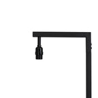 AVERO™ Contemporary Metal 62in Floor Lamp with on/off Foot Switch, Black - AVERO™