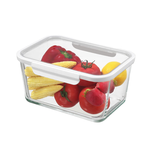 AVERO™ (2 Pack) Better Homes Gardens 14cup Rectangle Glass Food Storage Container with Tritan Lid. Set of 1 2 Pieces Well Suited to Refrigerator Organization - AVERO™
