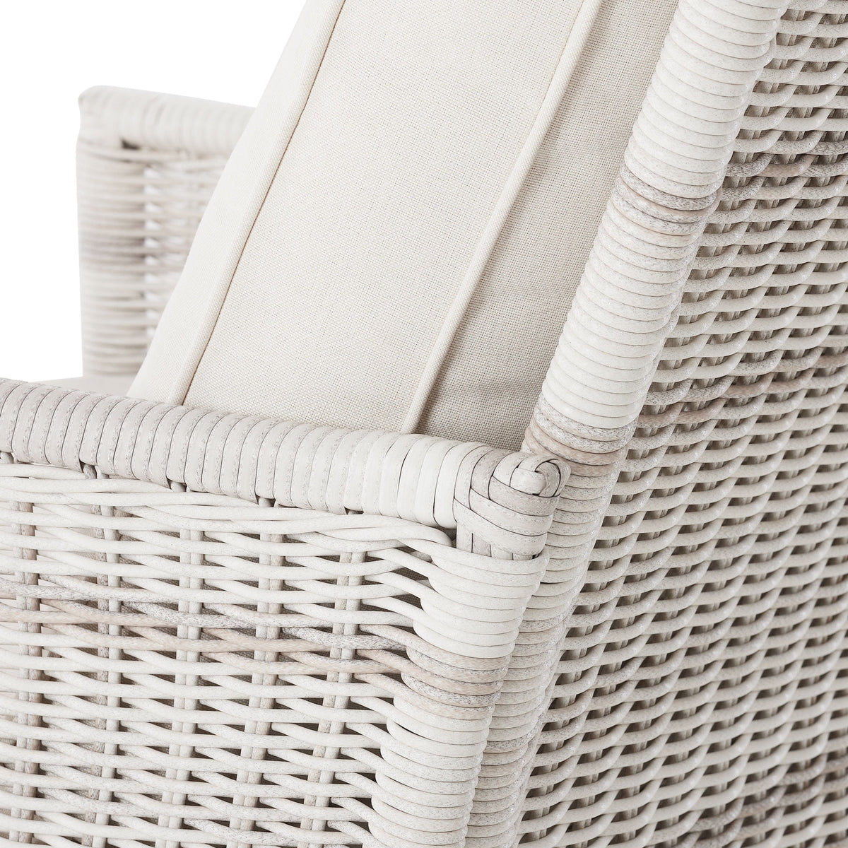 AVERO™ Paige Outdoor Wicker Stationary Lounge Chairs, Set of 2, White - AVERO™