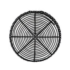 AVERO™ Large Black Poly Rattan Storage Baskets with Handles, Set of 2 - AVERO™