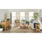 AVERO™ Vista Woven Accent Chair, Light Honey - AVERO™