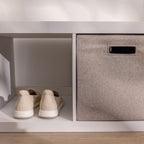 AVERO™ 2 Cube Storage Organizer, Textured White - AVERO™