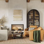 AVERO™ Steele Swivel Accent Chair, Camel Faux Leather - AVERO™