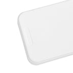 AVERO™ 6' Centerfold Bench, Steel Frame, Indoor Outdoor, Includes Carry Handle, White - AVERO™