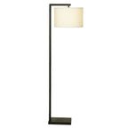 AVERO™ Contemporary Metal 62in Floor Lamp with on/off Foot Switch, Black - AVERO™