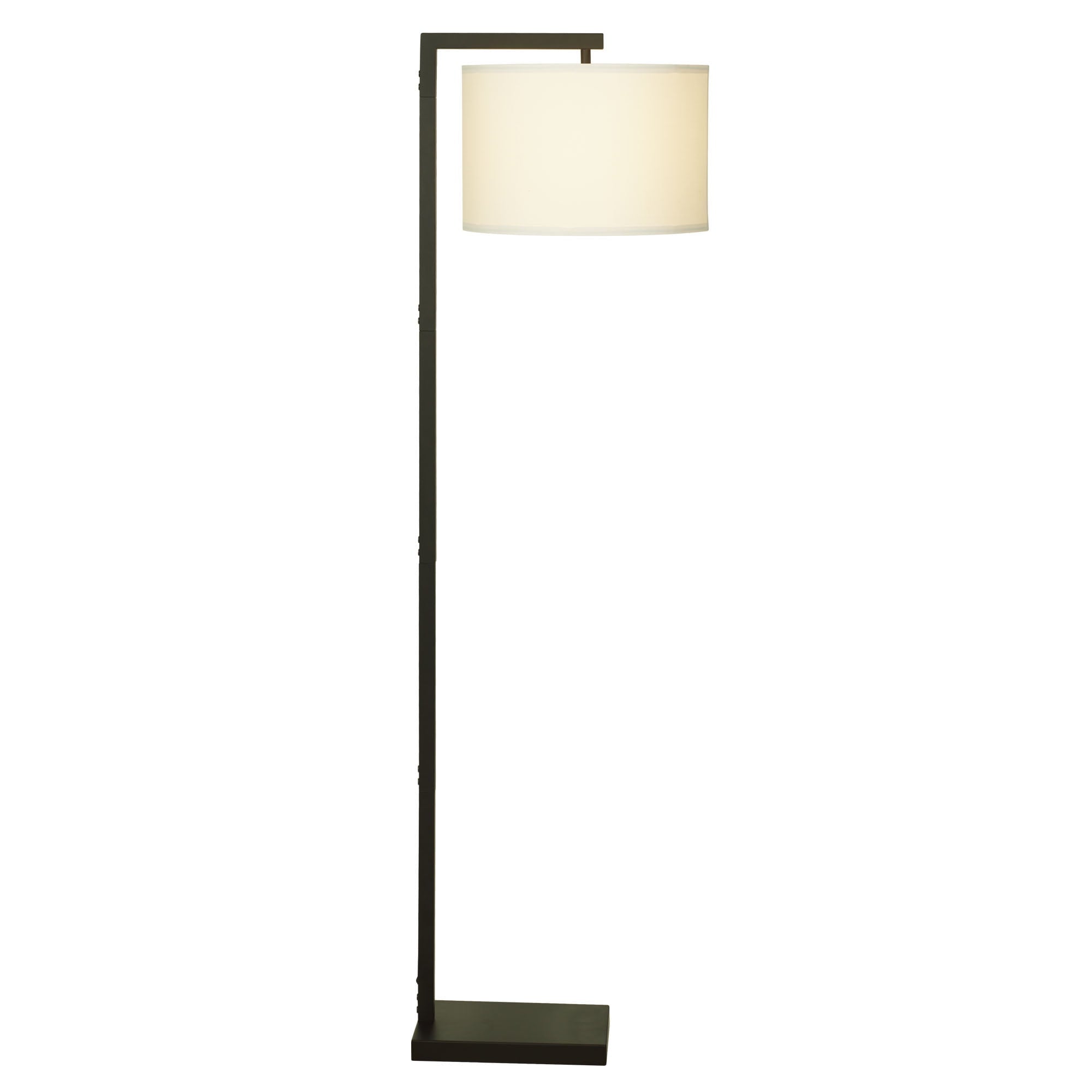 AVERO™ Contemporary Metal 62in Floor Lamp with on/off Foot Switch, Black - AVERO™