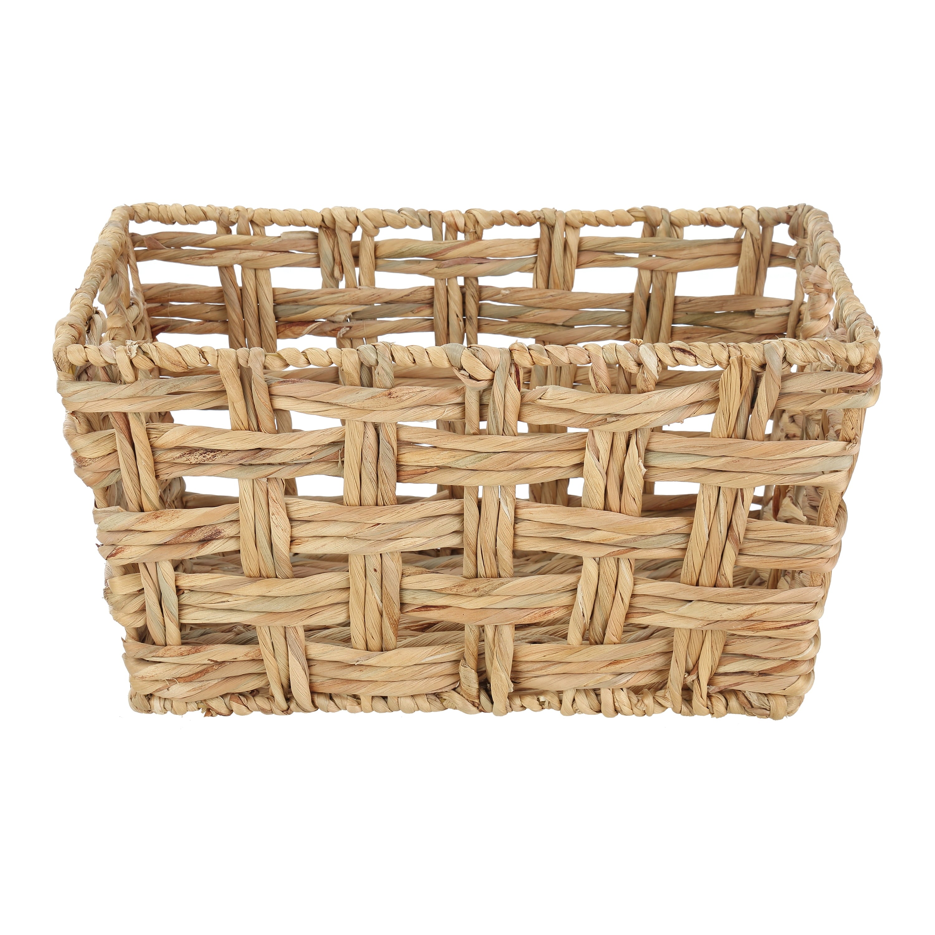 AVERO™ Medium Hyacinth Twist Storage Basket with Handles, 2 Pack - AVERO™