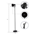 AVERO™ (3 pack) 64-Inch Modern Floor Lamp with Adjustable Shade and Black Finish for Living Room and Bedroom Lighting, 1-Pack - AVERO™