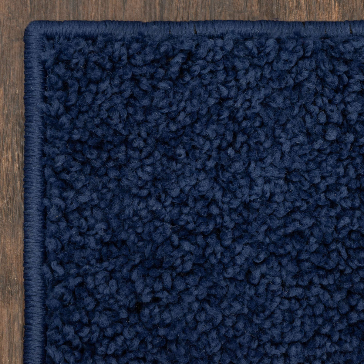 AVERO™ (2 pack) Traditional Solid Navy Youth Shag Indoor Area Rug, 5 ft x 7 ft - AVERO™