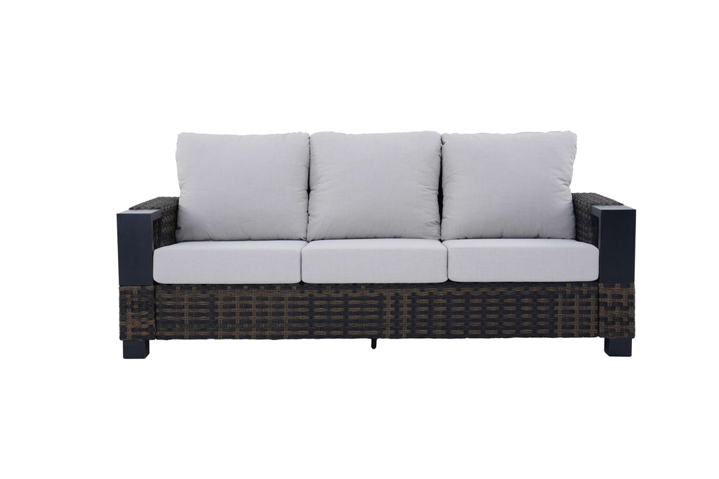 AVERO™ Rockport Outdoor Wicker Sofa, Brown - AVERO™