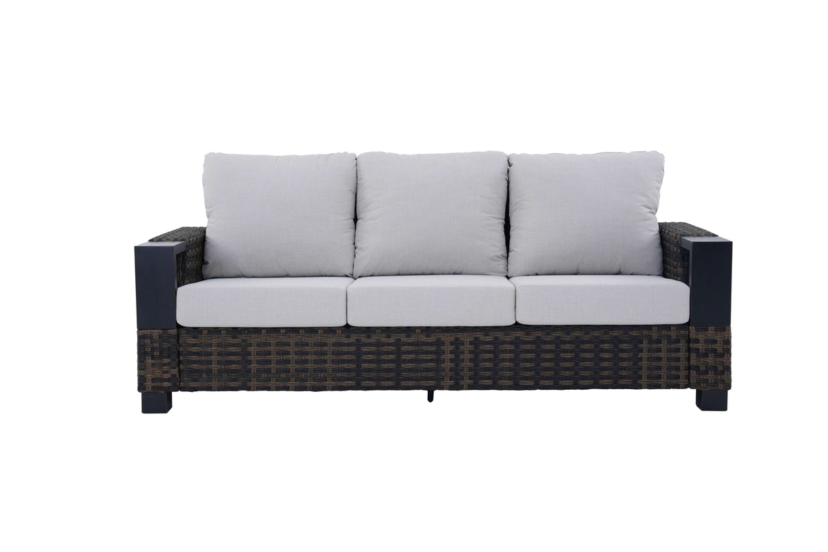 AVERO™ Rockport Outdoor Wicker Sofa, Brown - AVERO™