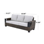 AVERO™ Rockport Outdoor Wicker Sofa, Brown - AVERO™