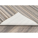 AVERO™ 4 Pack Carnival Stripe Polypropylene Indoor Area Rug Assorted Earth Tones 3 ft x 5 ft - AVERO™