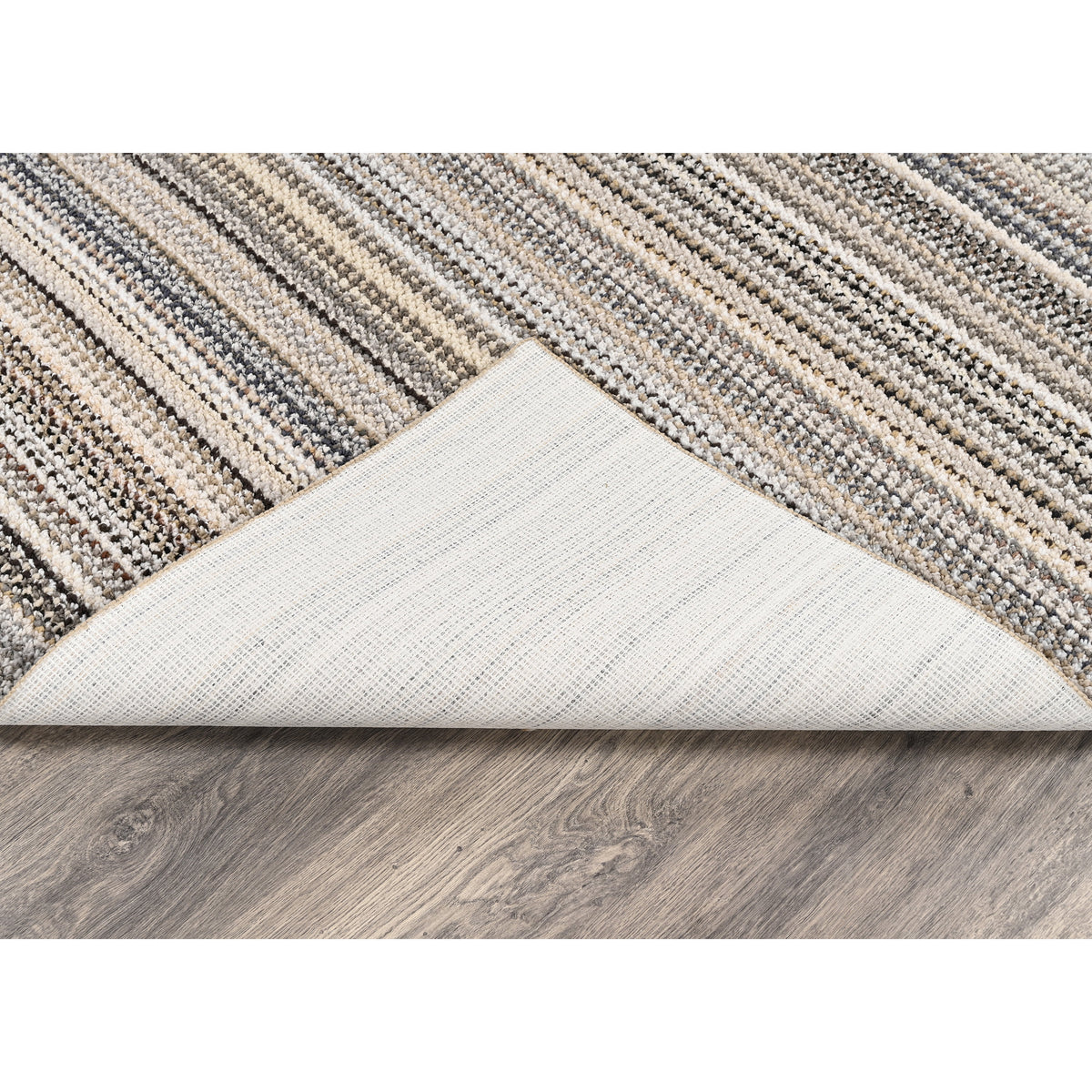AVERO™ 4 Pack Carnival Stripe Polypropylene Indoor Area Rug Assorted Earth Tones 3 ft x 5 ft - AVERO™